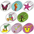 Sosation 24 Pcs Funny Golf Ball Marker for Women 1.57 Inches Magnetic Golf Marker Golfing Party Favors for Golfing Lover Gifts A