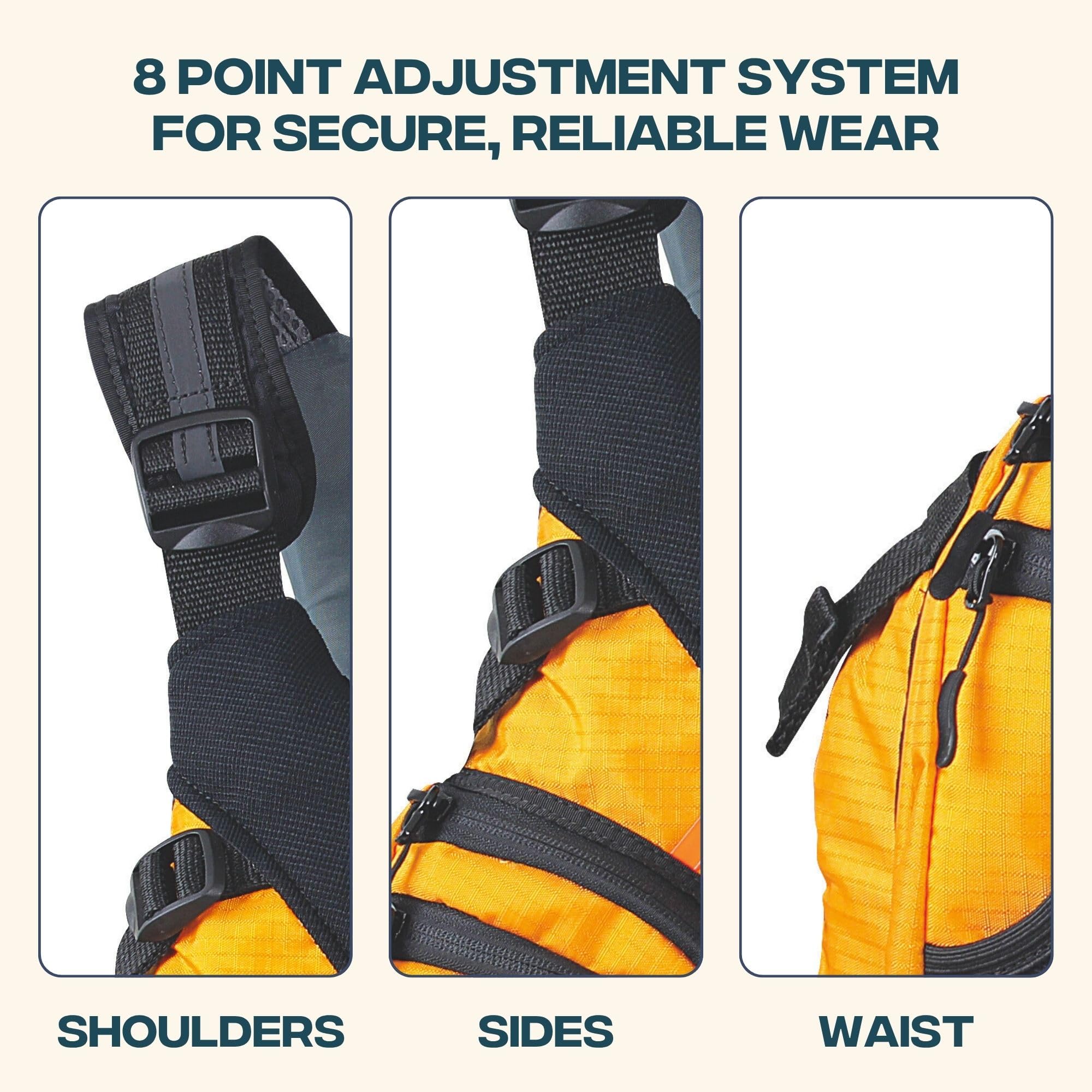 Stohlquist Keeper Fishing Lifejacket (Pfd)-Mango-M