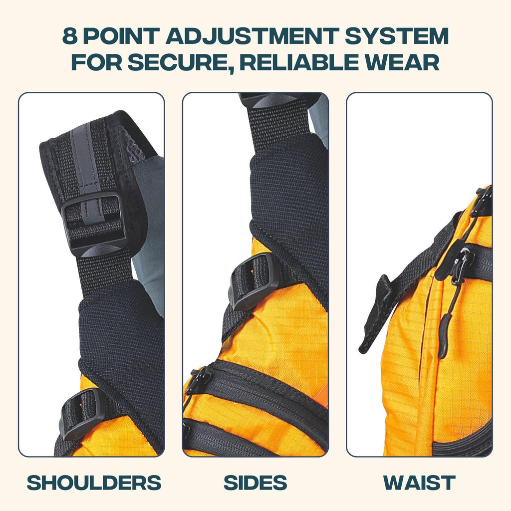 Stohlquist Keeper Fishing Lifejacket (Pfd)-Mango-Xl
