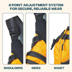 Stohlquist Keeper Fishing Lifejacket (Pfd)-Mango-Xl