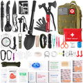 Survival Kit 256 In 1, First Aid Kit Survival Gear Tools Trauma Kit With Molle Pouch For Outdoor, Camping, Hunting, Hiking, Eart