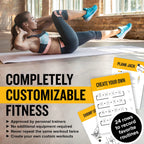 Newme Fitness  Bodyweight Workout Cards, Instructional Fitness Deck For Women & Men, Beginner Fitness Guide To Training Exercise