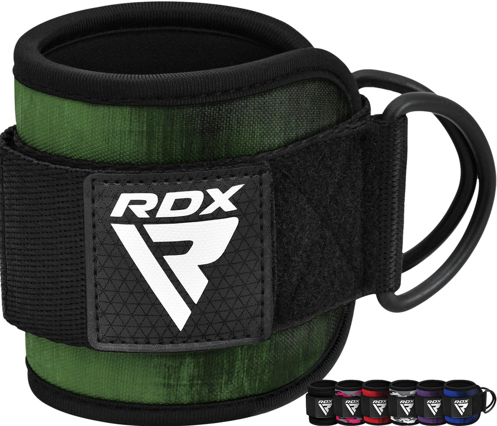 Rdx Ankle Straps For Cable Machines Resistance Bands Attachment, 7Mm Neoprene Padded 10Ax4A, Gym Wrist Cuff Women Men Home Fitne
