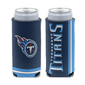 WinCraft NFL Tennessee Titans Slim Can Cooler, Team Colors, One Size