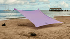 Neso Tents Grande Beach Tent, 7Ft Tall, 9 X 9Ft, Reinforced Corners And Cooler Pocket (Lavender)