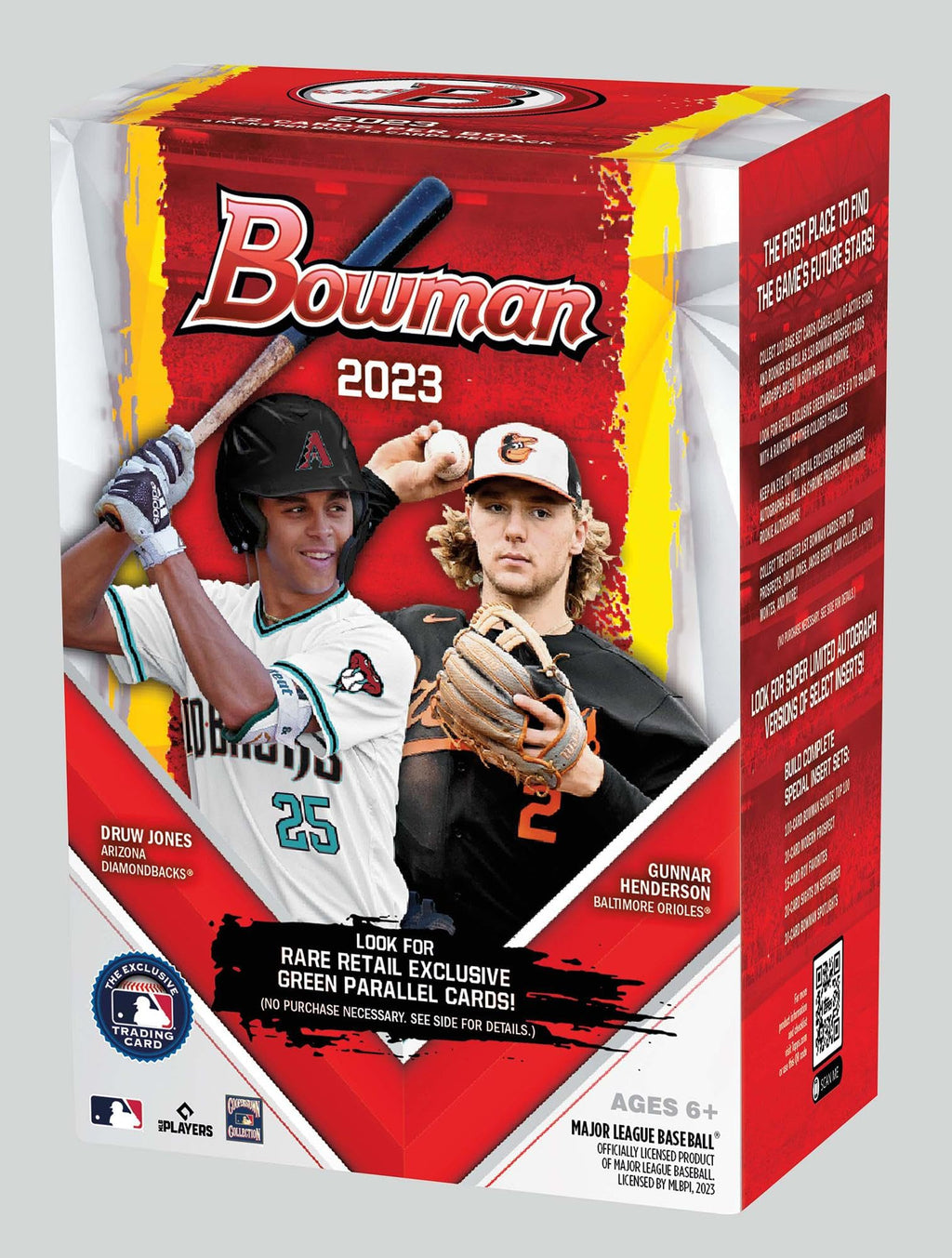 Mlb Topps 2023 Bowman Baseball Value Box  6 Packs Per Box