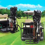 Roykaw Universal Golf Cart Rear Seat Bag Holder Compatible With Ezgo/Club Car/Yamaha Golf Cart With Rear Seat Grab Bar, Upgrade