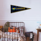 Rico Industries Nascar Racing Kansas Speedway 12'' X 30'' Felt Wall D  Cor Pennant - Great For Home/Bed Room/Man Cave D  Cor