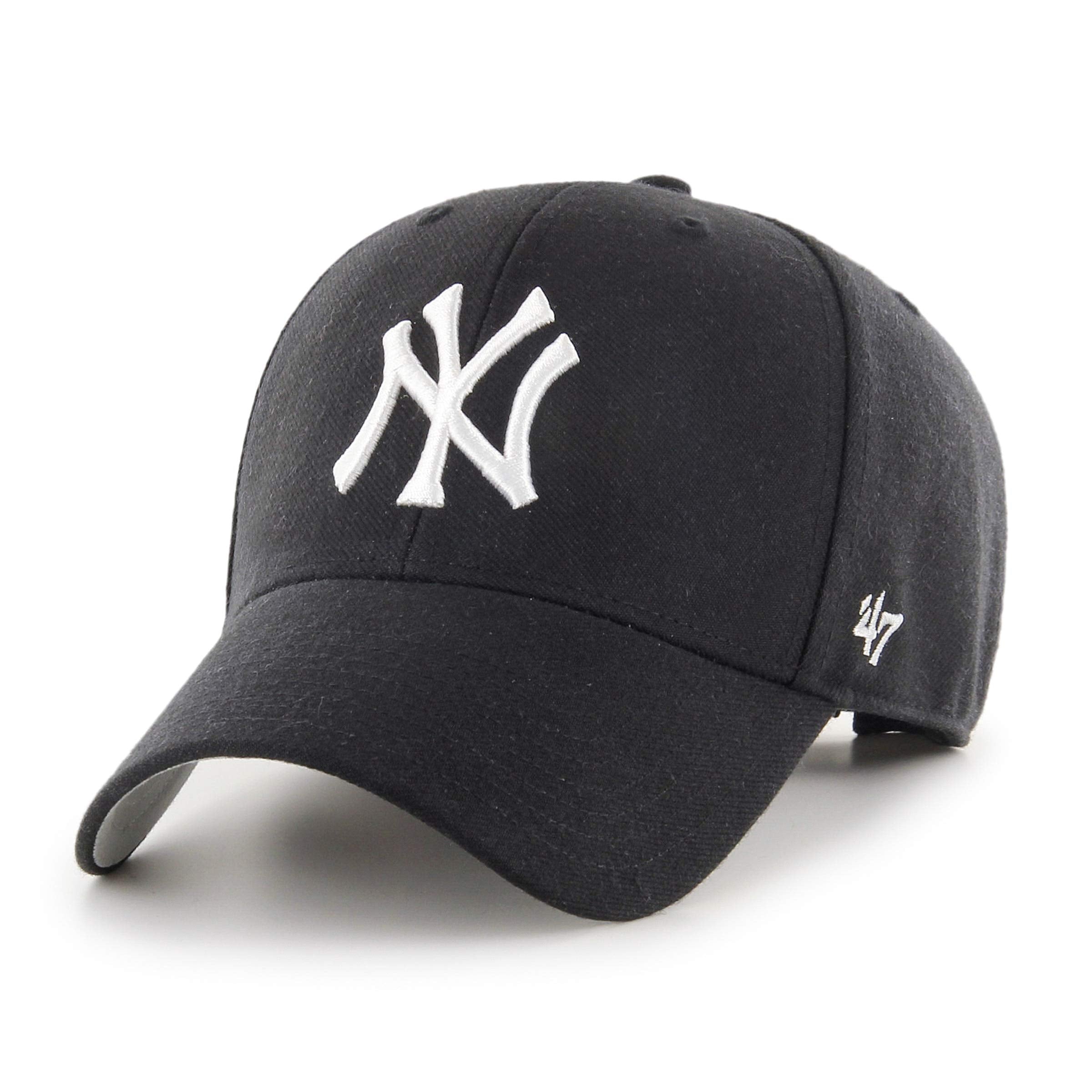 47 Brand Ny Mvp Cap B-Mvp17Wbv-Bk, Unisex, Hat, Black