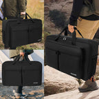 Ouutmee Camp Stove Carry Case Compatible With Coleman 2-Burner Camping Stove, Waterproof Camping Stove Storage Bag, Portable Car