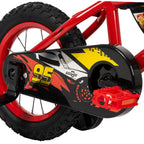 Huffy Disney Pixar Cars 12 Inch Kids Bike, Ideal for Ages 3-5 Years Old, Training Wheels Included, EZ Build Assembly, Fun and P