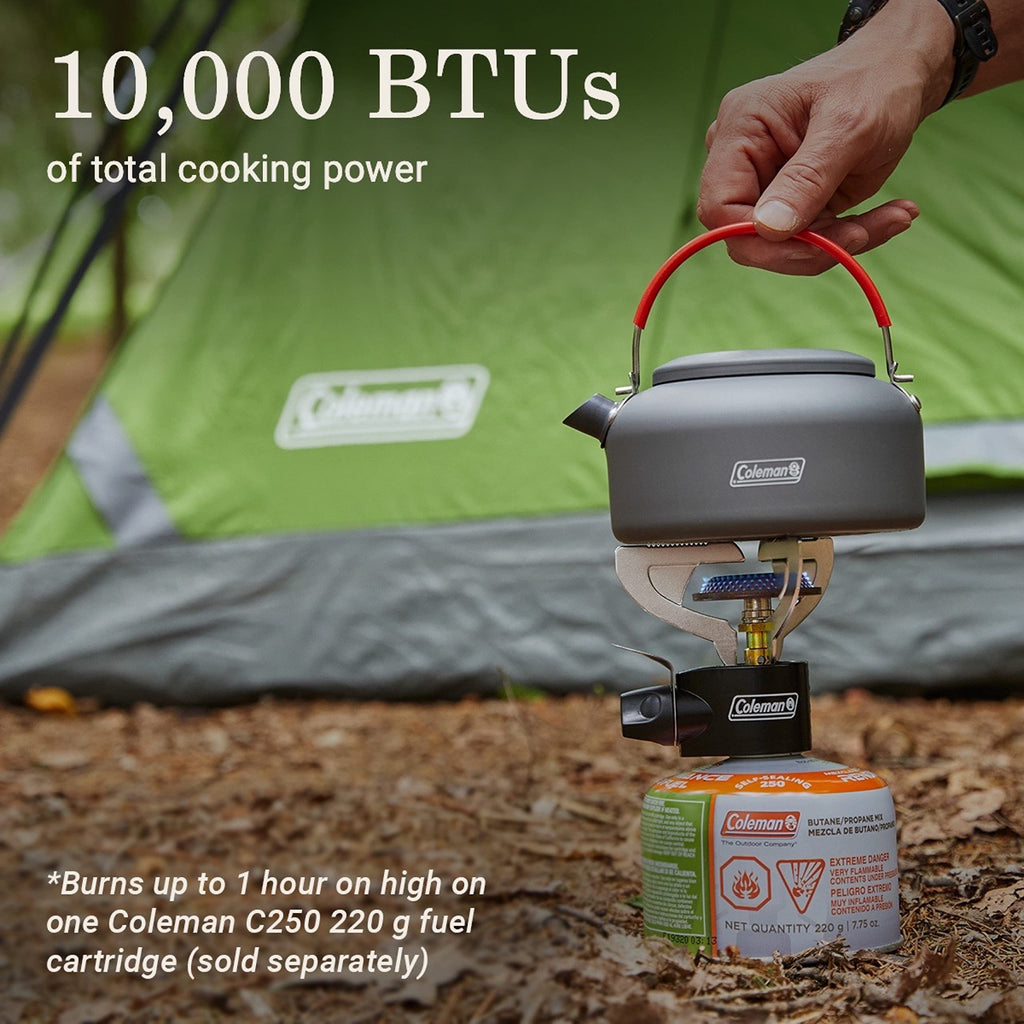 Coleman Classic 1-Burner Portable Backpacking Stove, Lightweight Camp Stove With Adjustable Burner, Perfectflow Pressure Control