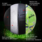 Milachic Soccer Ball, Glow In The Dark Soccer Ball Size 4 For Boys Girls, Green Glowing Luminous Soccer Ball Gift For Indoor Out