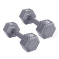 Cap Barbell Cast Iron Hex Dumbbell, Pair, 15 Lb