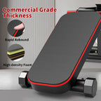 Adjustable Weight Bench,Utility Workout Bench Foldable Incline Decline Benches For Home Gym Full Body Workout,Load 600Lbs