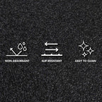 Motiontex Exercise Equipment Mat For Under Stationary Bike, Spin Bike, Fitness Equipment, Home Gym Floor Protection, 24'' X 60''