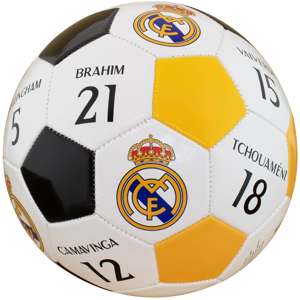 Maccabi Art Official Real Madrid 2024 UEFA Champions League Collectors Soccer Ball (Players Name and Number - Included Kroos and