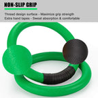 Pacearth Gymnastic Rings Green/Grey/Black/Orange/Red 1100Lbs Capacity With 14.76Ft Adjustable Buckle Straps Pull Up Exercise Rin