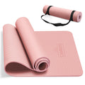 Cambivo Yoga Mat For Women Men Kids, 72'' X 24'' X 6Mm Extra Thick Tpe Yoga Mat Non Slip, Workout Mat With Carrying Strap For Yo