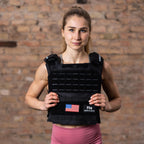 Northgym Adjustable Fitted 20Lbs Weighted Vest For Men And Women/Perfect For Endurance & Strength Training And Wods In Black / 2