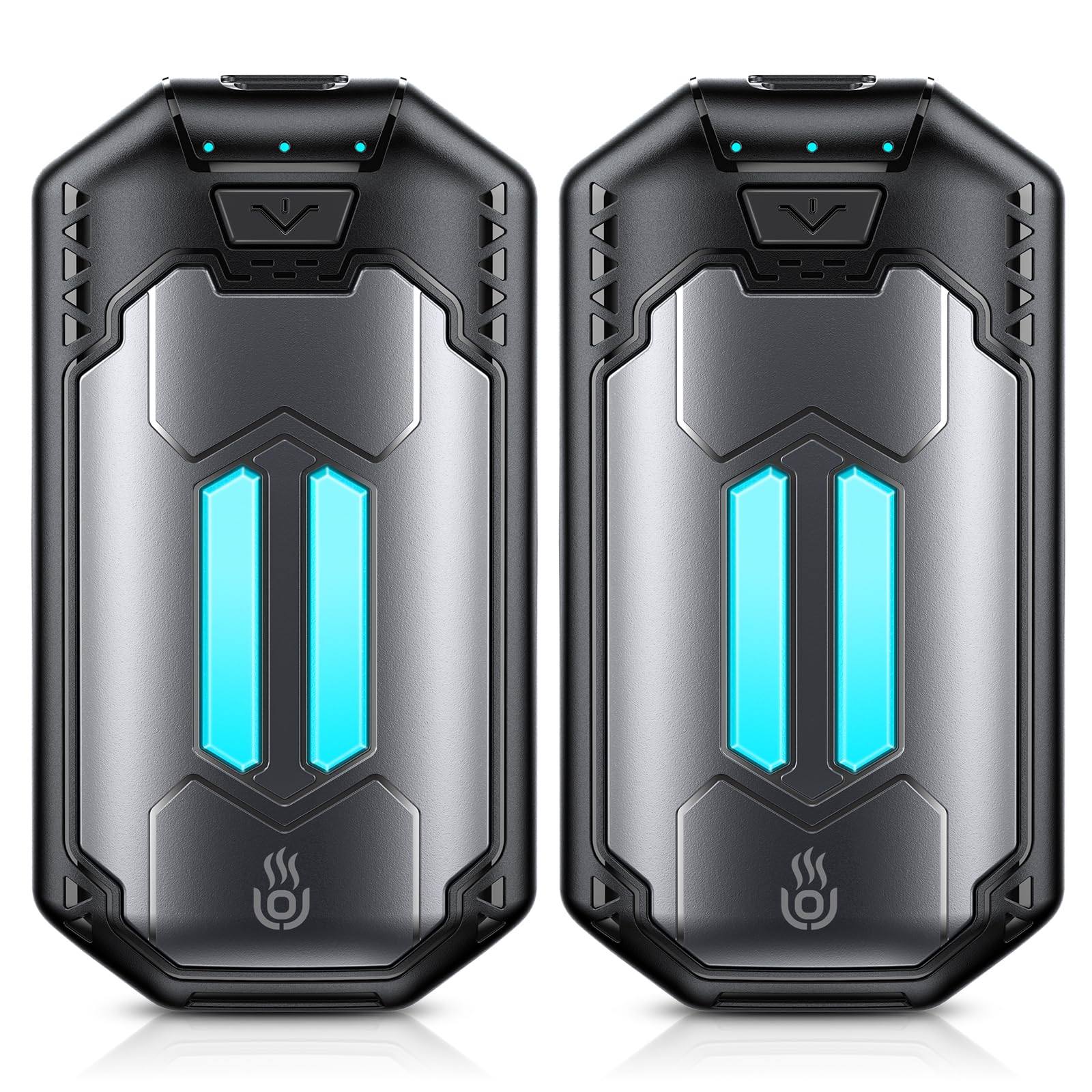 6000Mah Outjut Hand Warmers Rechargeable 2 Pack Electronic Hand Warmers Portable 20Hrs Usb Suitable Hunting Accessories Portable