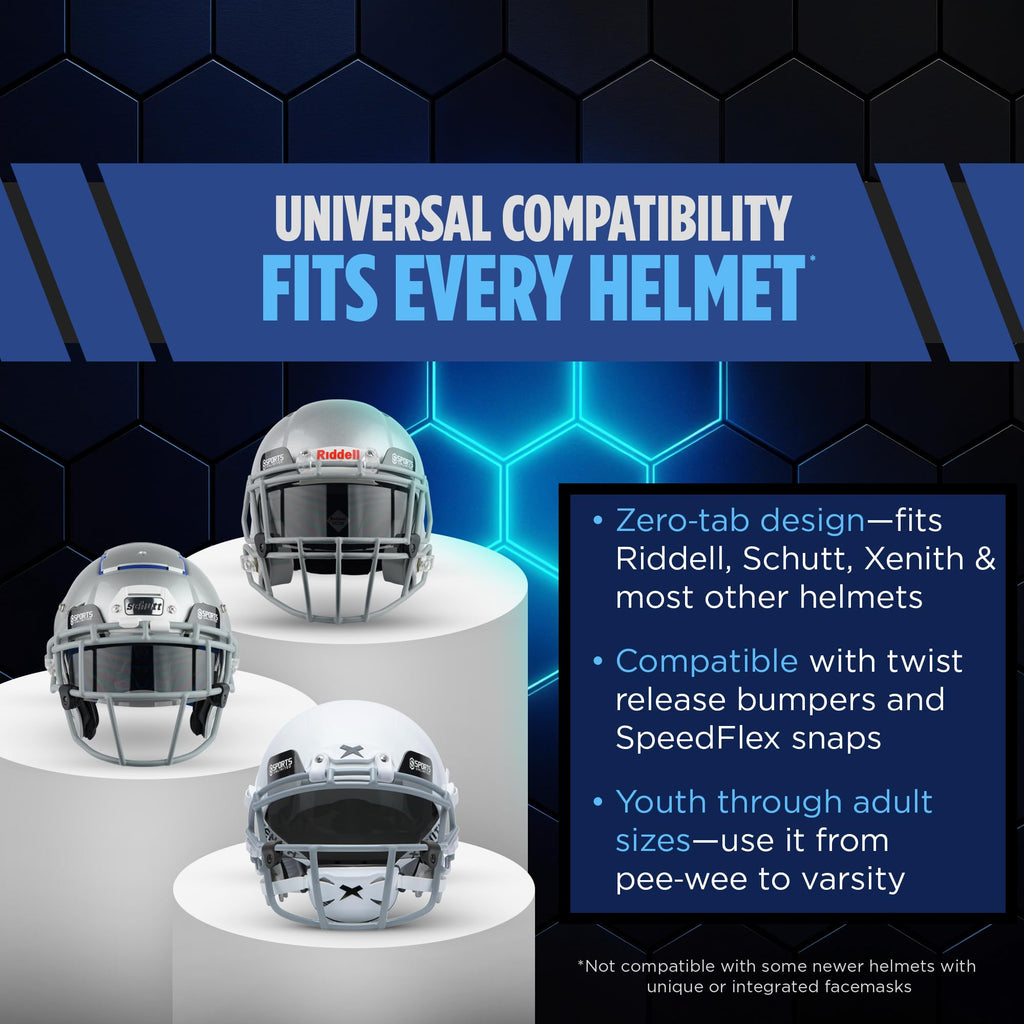 Sports Unlimited Universal Football Visor