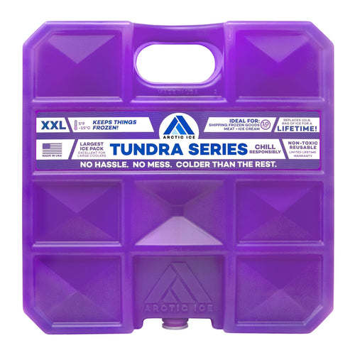 Arctic Ice Tundra Series Long Lasting Reusable Ice Pack - 5 Fahrenheit Cooling Point - Designed to Maintain Freezer-Like Tempera
