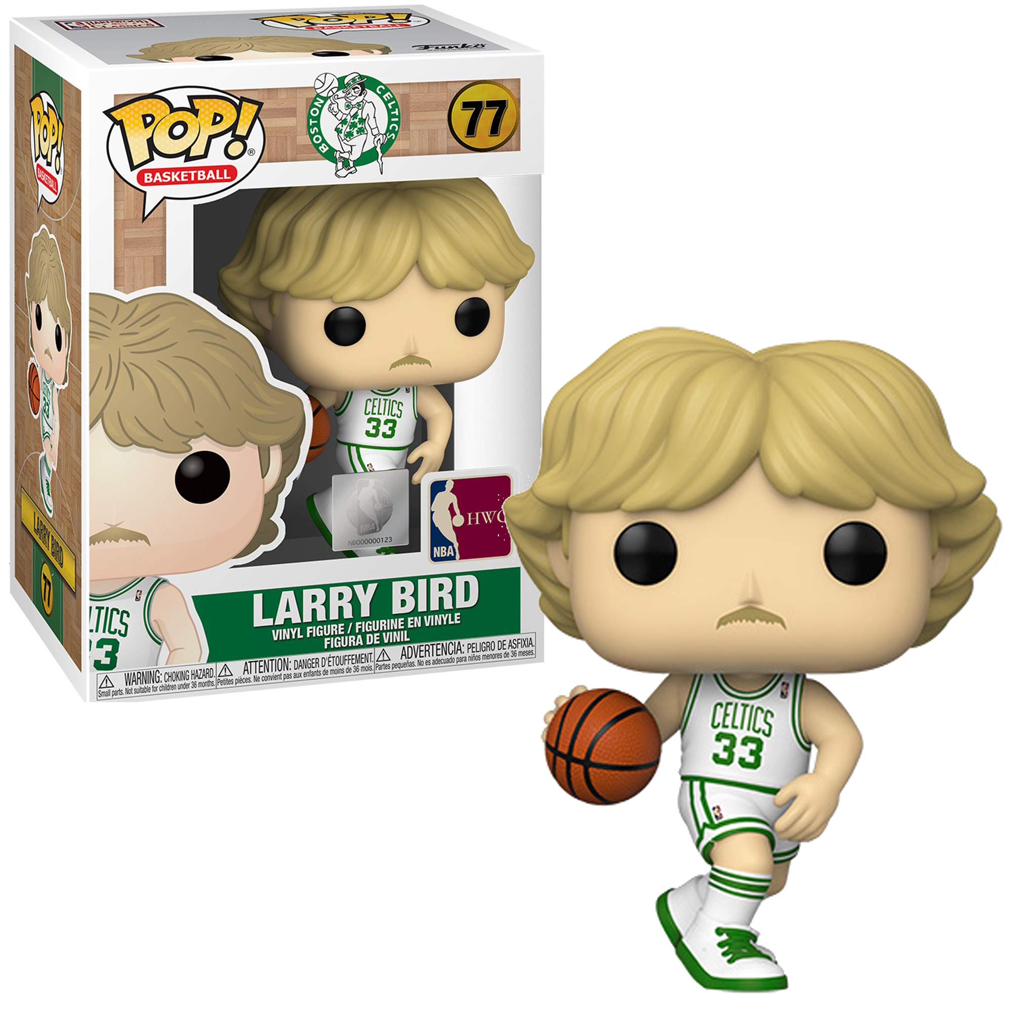 Funko POP NBA: Legends- Larry Bird(Celtics home)