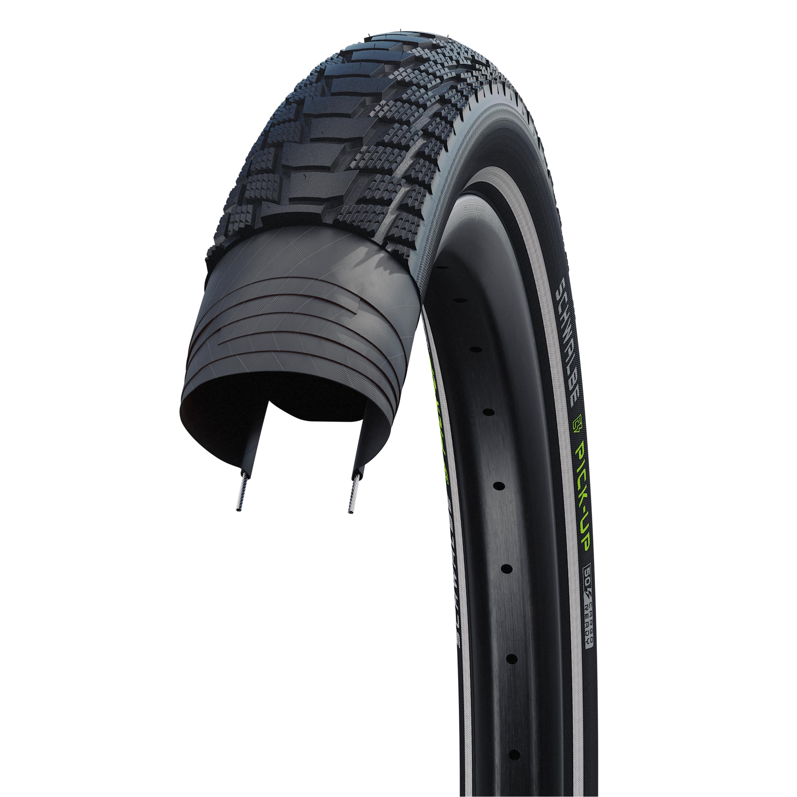 Schwalbe Unisex'S Pick-Up Tyre, Black, 26X2.35