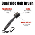 59Golf - Golf Club Cleaning Kit : Golf Club Brush + Golf Club Towel + Golf Ball Towel + Magnetic Keychain