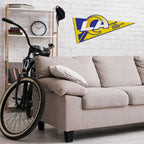 Rico Industries Nfl Football Los Angeles Rams Soft Felt Pennant - Ez To Hang - Home D  Cor (Game Room, Man Cave, Bed Room)