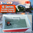 Seaflo-Portable 12V Livewell Aeration Pump System Kit For Boats