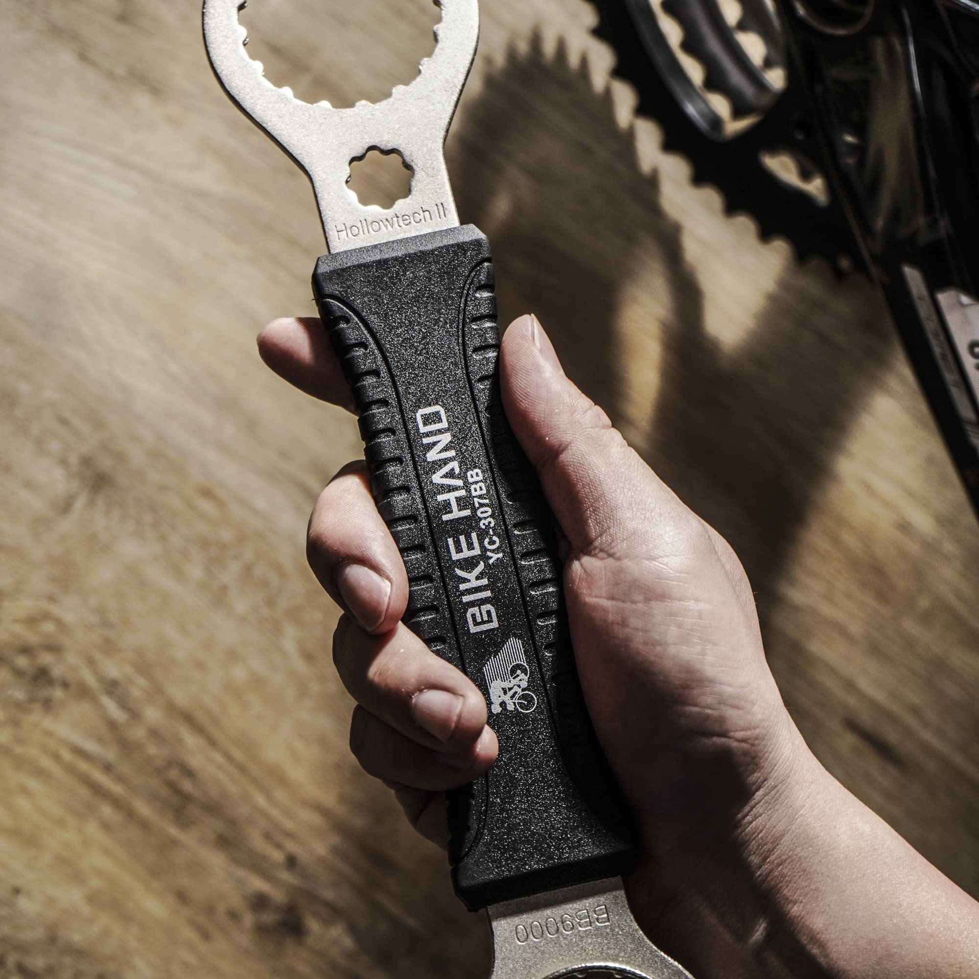 Bikehand 3 In 1 Bicycle Bottom Bracket Removal Crank Tool - Compatible With Shimano Hollowtech Ii Truvativ Gxp External Bb