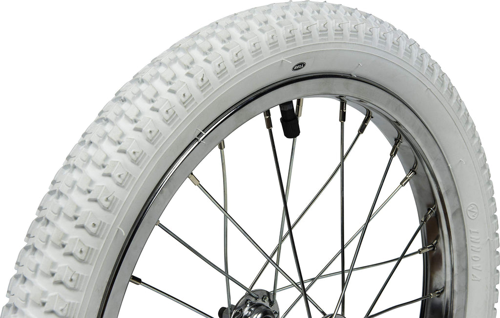 Bell 7091033 Kids Bike Tire, 16'' X 1.75-2.125'', White
