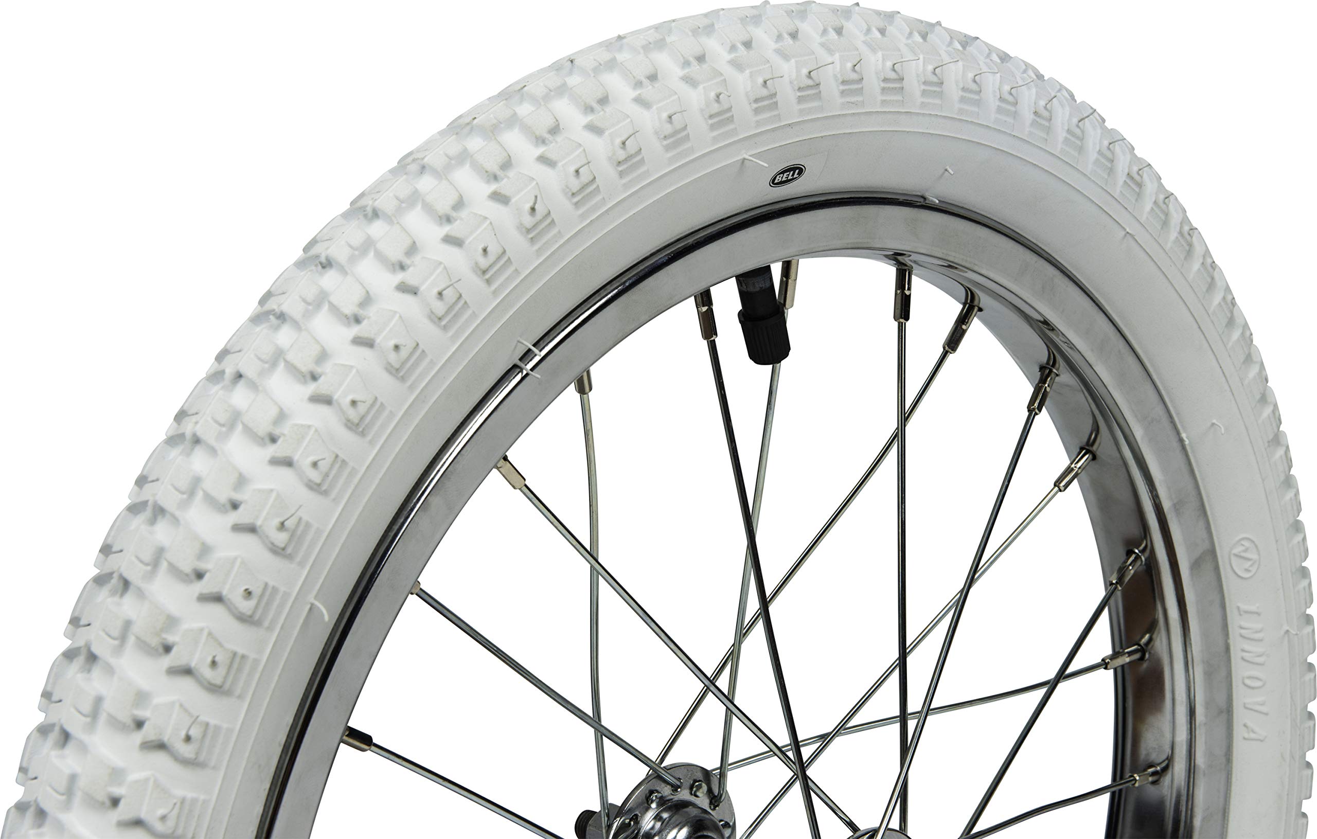 Bell 7091033 Kids Bike Tire, 16'' X 1.75-2.125'', White