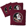 YouTheFan Officially-Licensed NCAA Florida State Seminoles Set of 4 Cornhole Bags - All Weather Regulation 6    x 6    Size - 16
