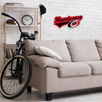 Rico Industries Nhl Carolina Hurricanes Distressed Shape Cut Pennant - Home And Living Room D  Cor - Soft Felt Ez To Hang 18X0.1