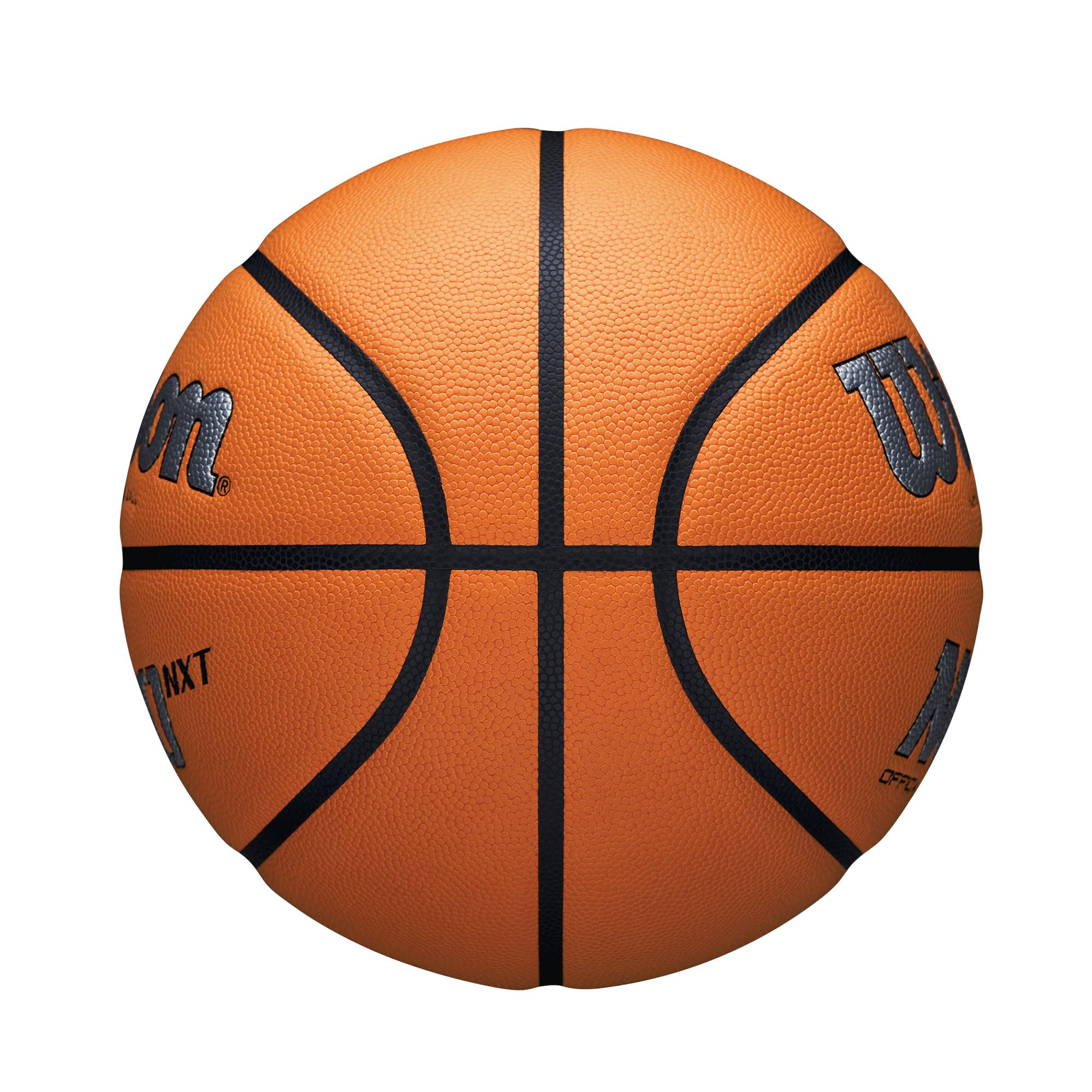 Wilson Ncaa Evo Nxt Official Indoor Game Basketball - Silver/Orange, Size 6-28.5''
