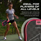 Selkirk Sport Slk Halo Control Xl Pickleball Paddle | Raw Carbon Fiber Pickleball Paddles With A Rev-Core Power Polymer Core | D