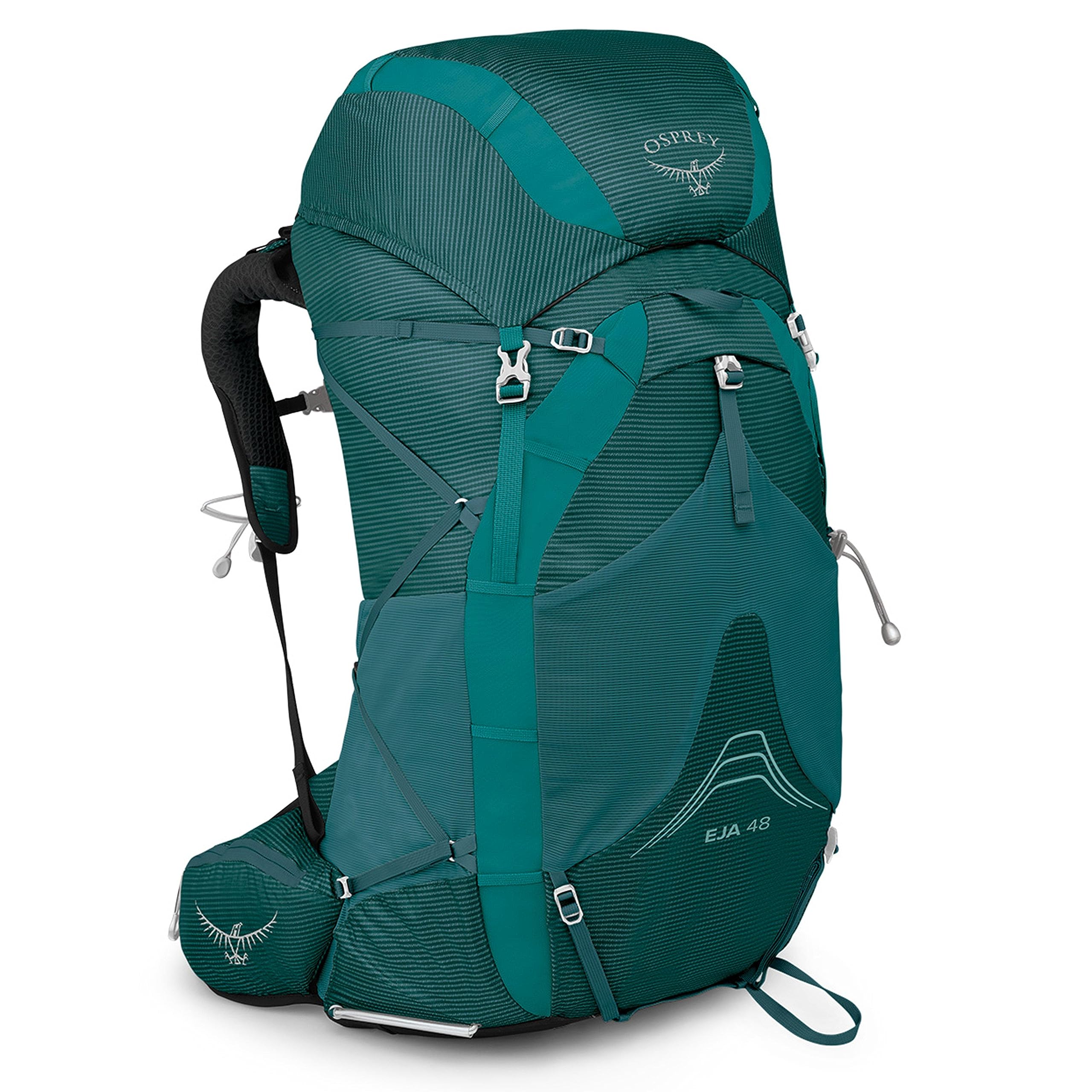 Osprey Eja 48L Womens Ultralight Backpacking Backpack, Deep Teal, WM/L