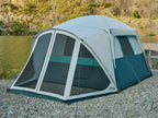 Tents For Camping 6 Person Camping Tent With Screen Porch, Weatherproof Large Cabin Tent With Rainfly And Carry Bag, Family Tent