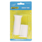 Seachoice Adjustable Splashwell Drain Tube, Fits 1-1/4 In. Opening, White Plastic