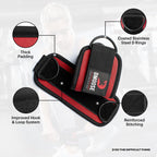 Dmoose Ankle Strap For Cable Machine And Resistance Bands - Gym & Workout Kickback Ankle Cuffs - Ideal Ankle Bands For Working O