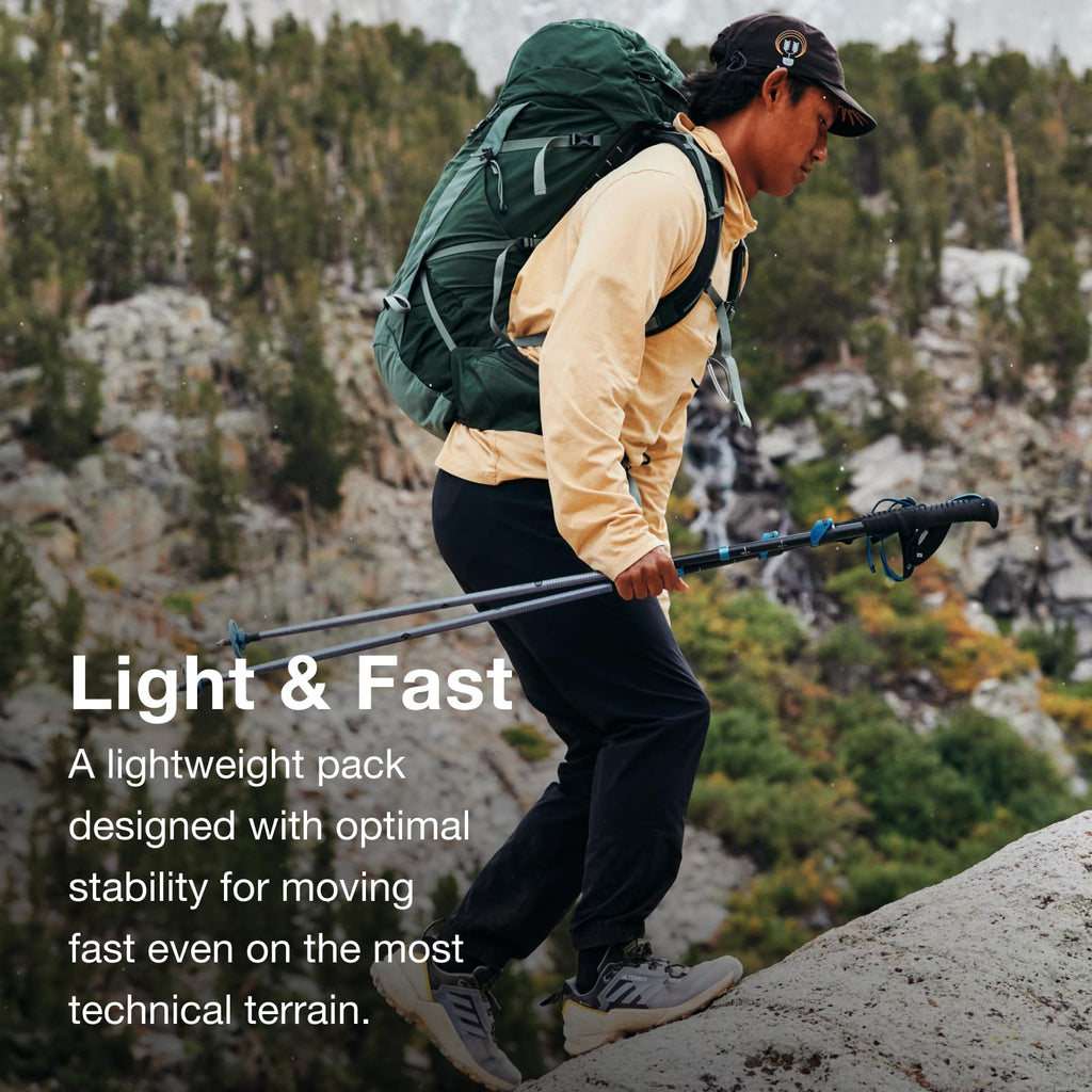 Osprey Talon 33L Mens Lightweight Hiking Backpack - Daypack for Travel & Camping, Green Canopy/Pine Leaf