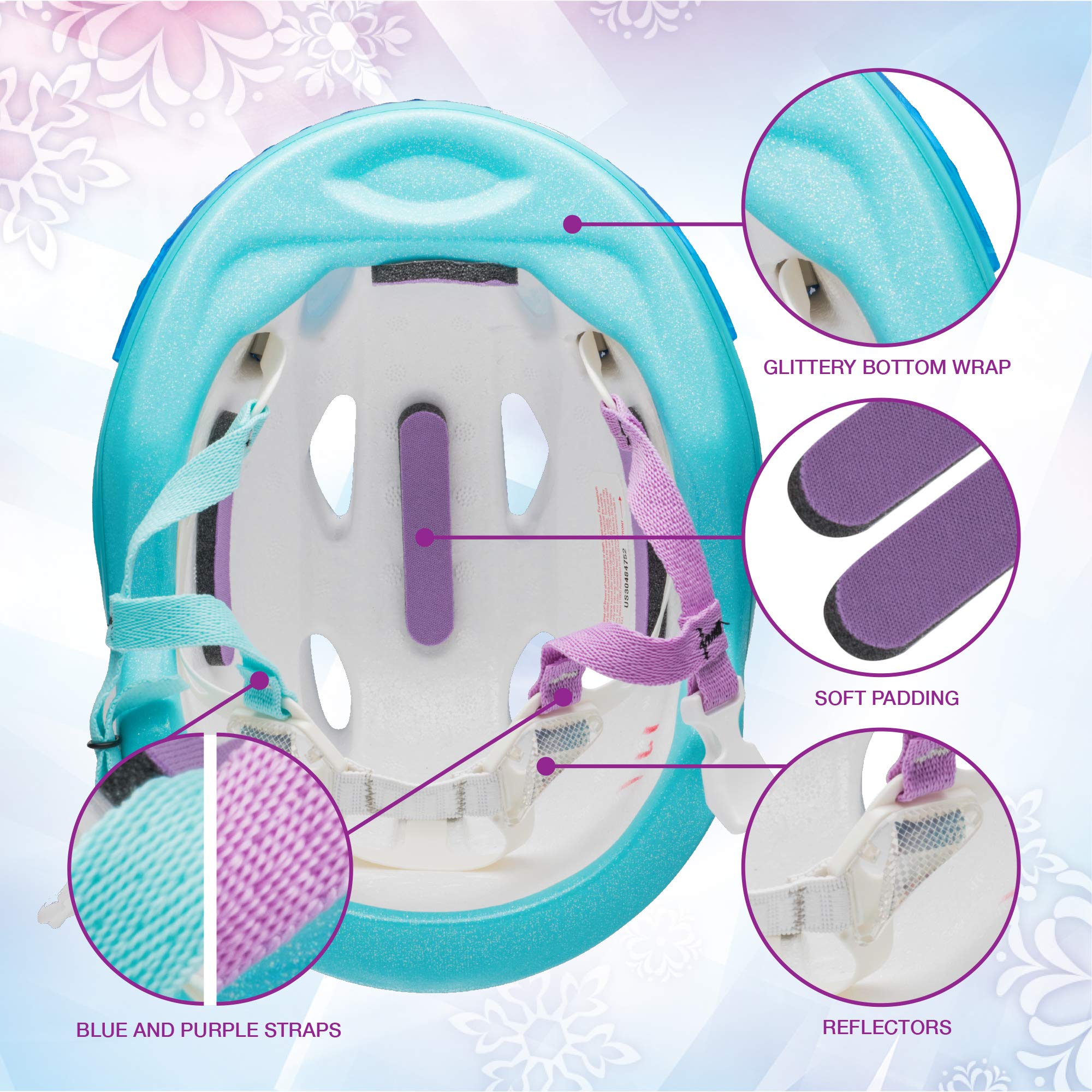 Bell Frozen Toddler Bike 3D Tiara Helmet (3-5 Years), Toddler 3D Tiara (7068215)