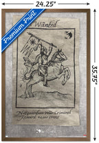 Trends International Netflix The Witcher Season 2-Wanted War Criminal Wall Poster, 22375 X 34, Bronze Framed Version