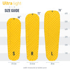 Sea To Summit Ultralight Backpacking Air Mattress, Small (66 X 21.5 X 2 Inches)