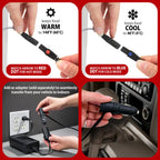 Koolatron Portable Cooler - Electric Cooler For Car, Camping, Travel, 12 V Insulated Hard Sided Refrigerator For Vehicle, Boat,