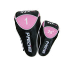 Left Handed Pink Junior Golf Club Set For Age 9 To 12