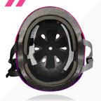 80Six Dual Certified Kids Bike, Skate, And Scooter Helmet, Pink Purple Fade, Small/Medium - Ages 8+